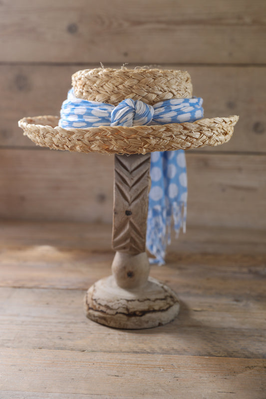Breton Handmade Raffia Hat Made to Measure